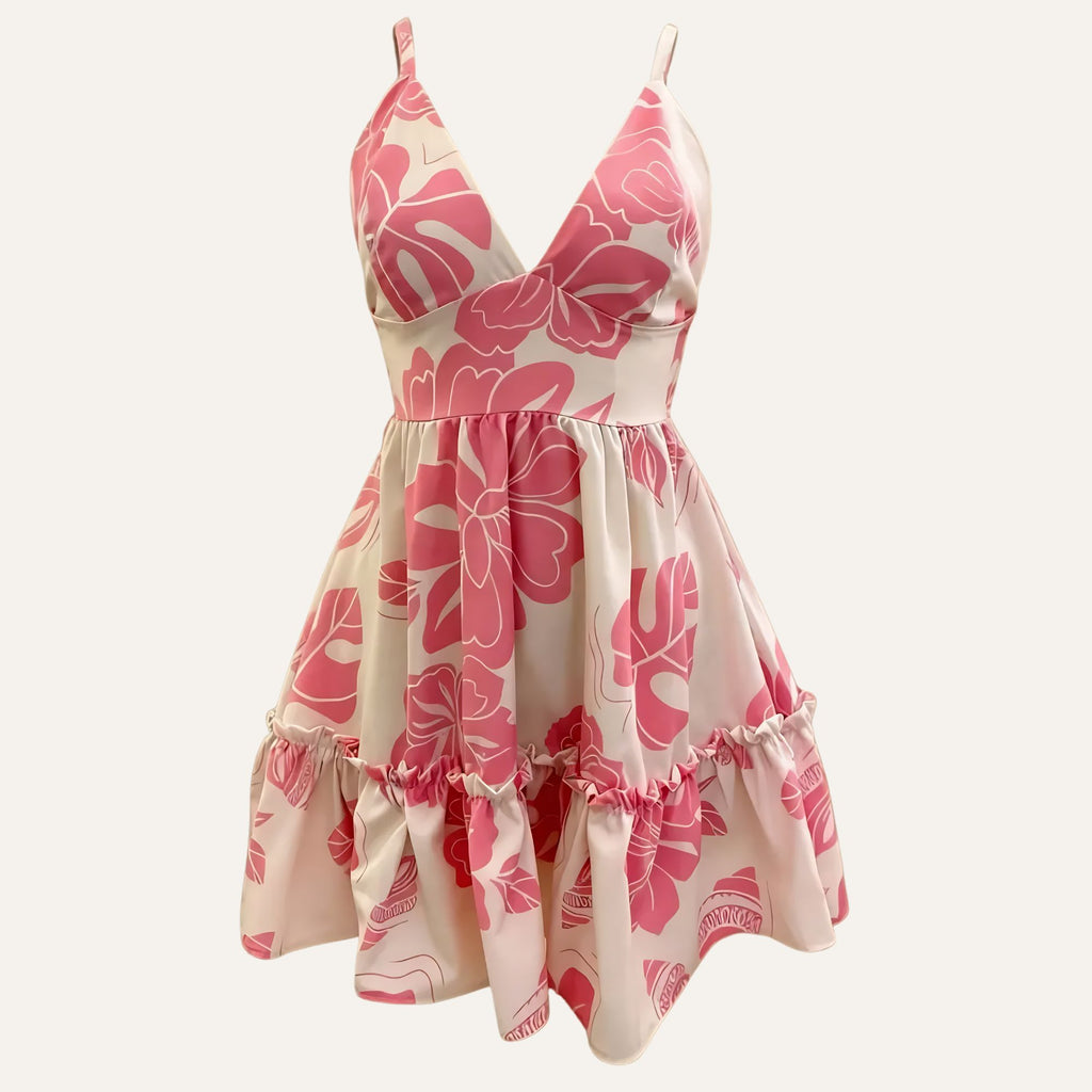 Vestido de Mujer Corto Floral Julieta Valentina