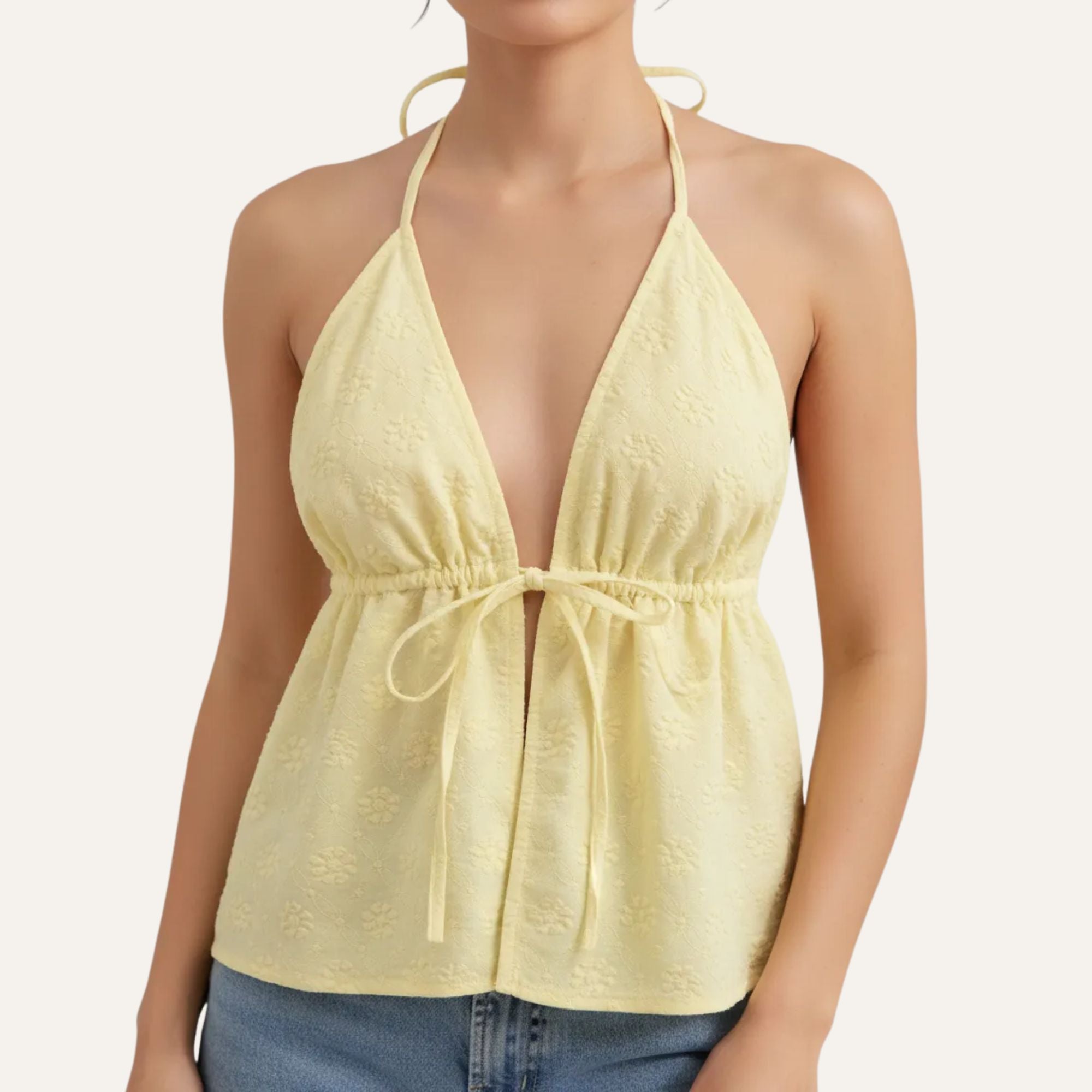 Blusa Halter Espalda Descubierta Julieta Valentina