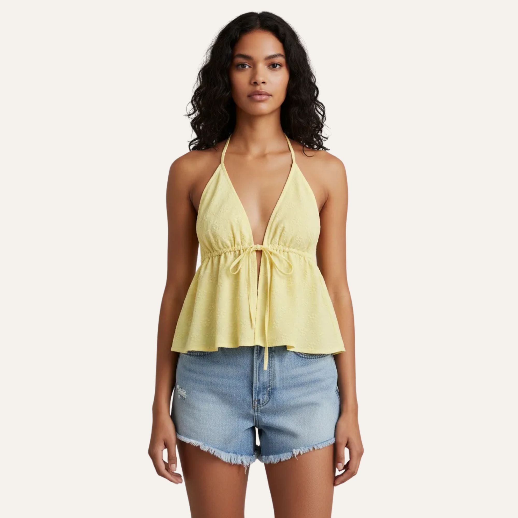 Blusa Halter Espalda Descubierta Julieta Valentina
