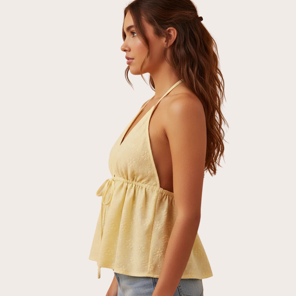 Blusa Halter Espalda Descubierta Julieta Valentina