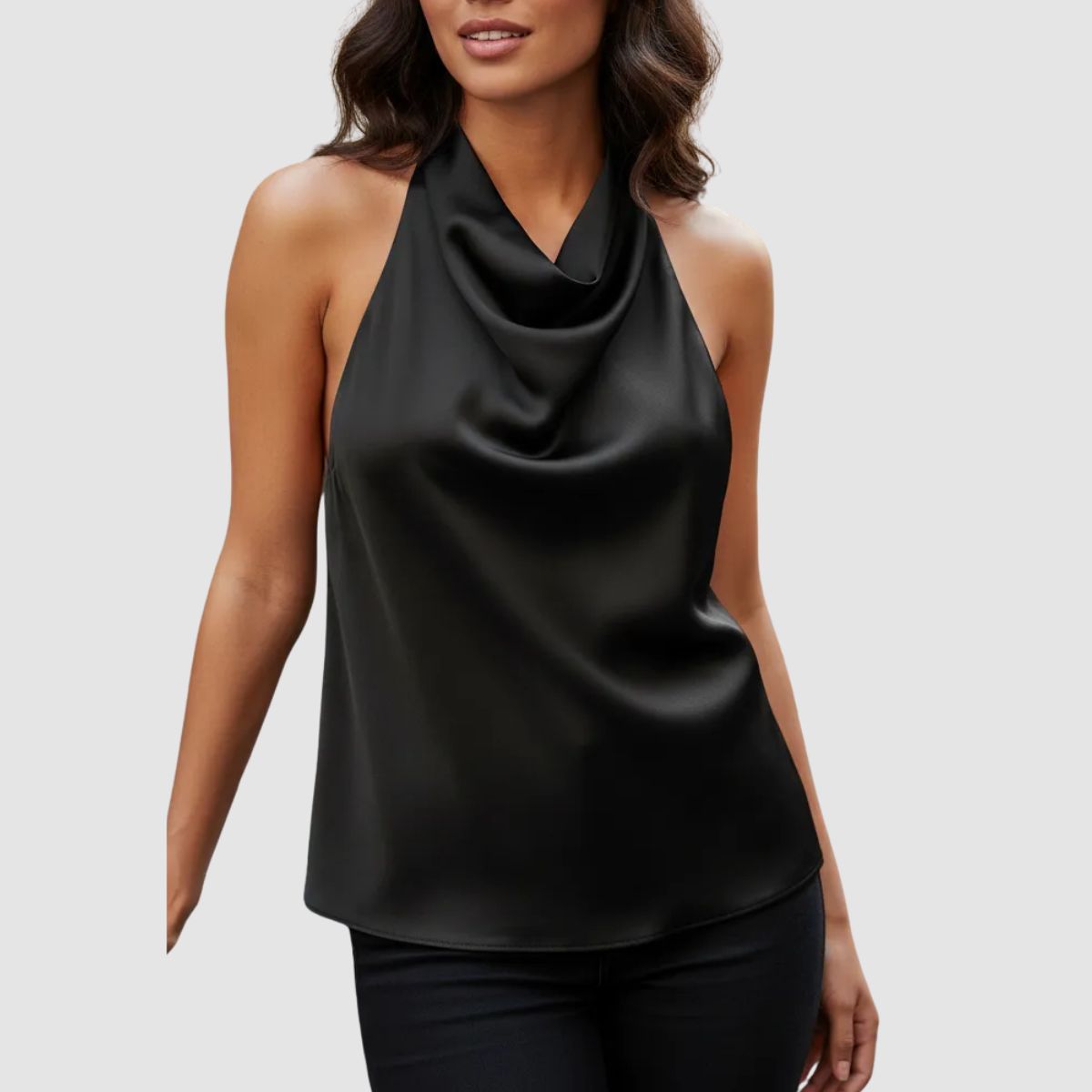 Blusa Halter Sin Mangas Julieta Valentina