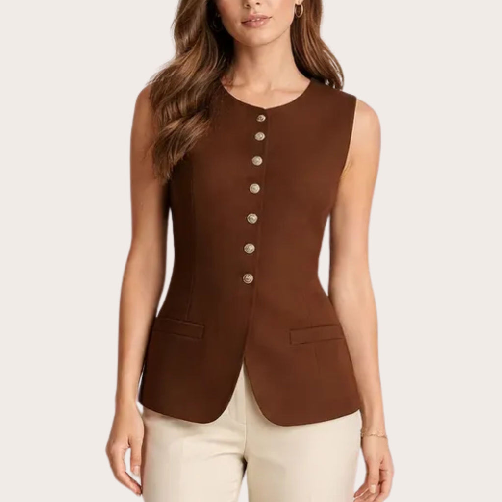 Blusa Con Botones al Frente Julieta Valentina