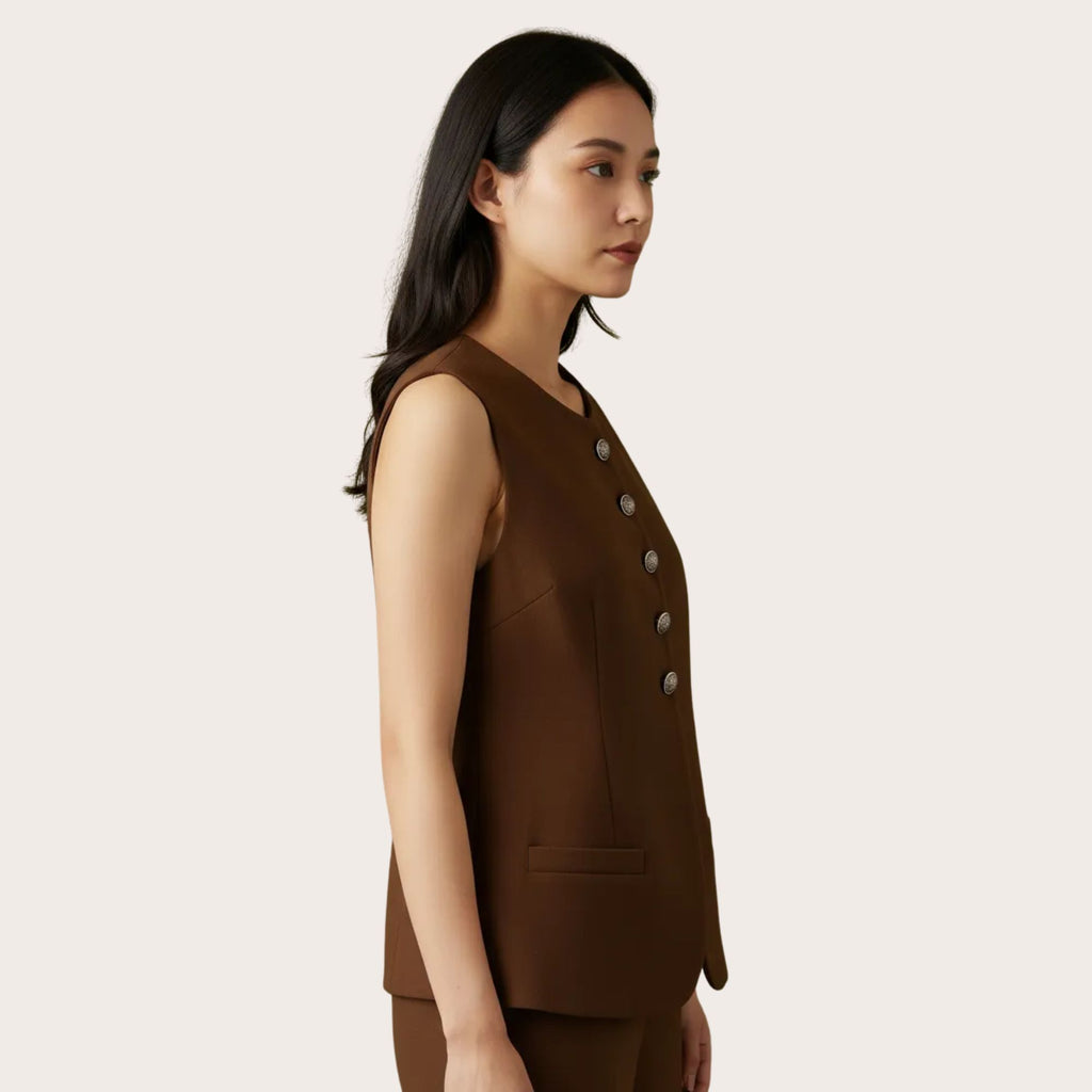 Blusa Con Botones al Frente Julieta Valentina