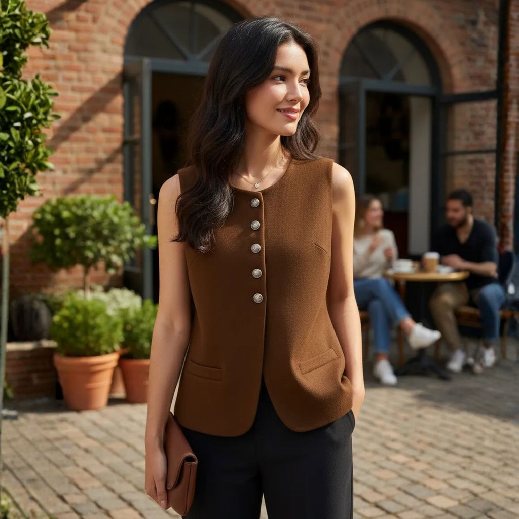 Blusa Con Botones al Frente Julieta Valentina
