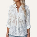 Blusa en Manga Larga Julieta Valentina Clothing México en tela de gasa