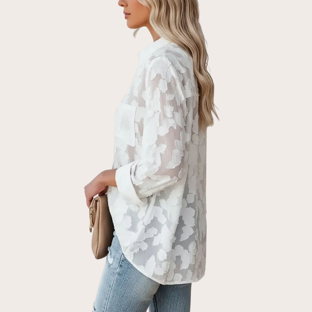 Blusa de Mujer Moderna en Manga Larga Julieta Valentina Clothing México